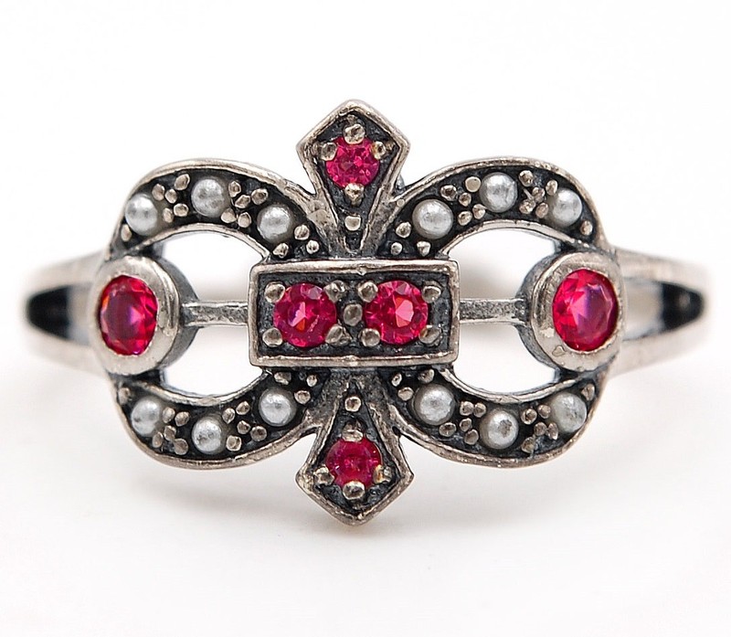 Heat Treated Rubellite Tourmaline 925 Sterling Silver Ring Jewelry Sz 8 F4-1
