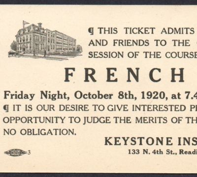 Reading Pennsylvania Keystone Institute School French Lesson Business ...