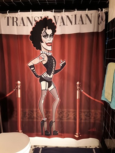 Glen Hanson Tim Curry Rocky Horror Picture Show Shower Curtain Dr Frank N Furter