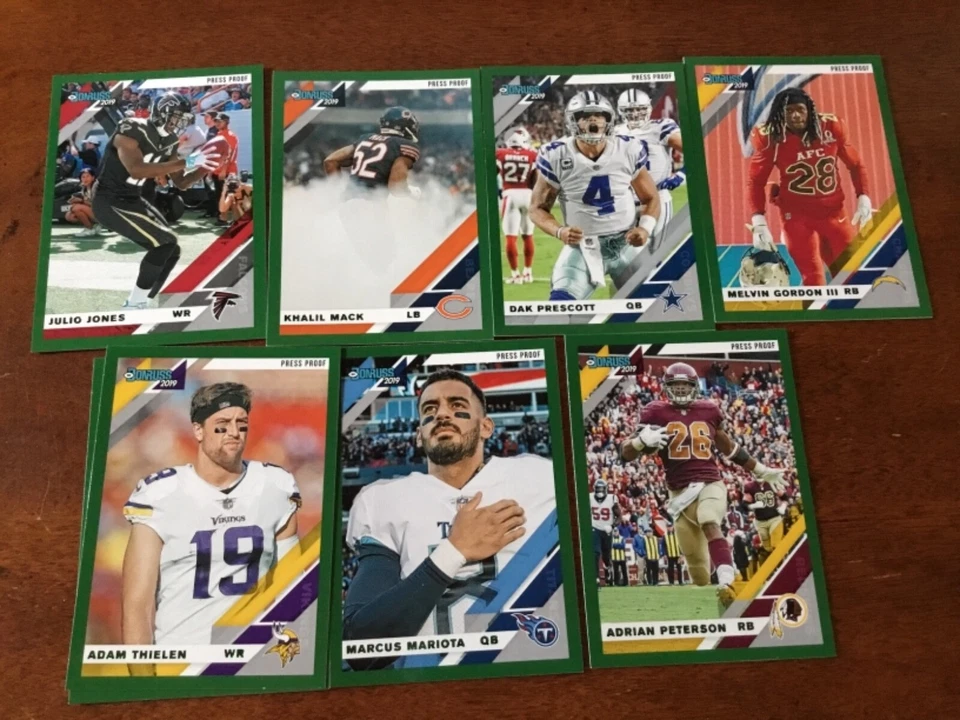 2019 DONRUSS U PICK PHOTO VARIATIONS BRONZE RED GREEN BLUE PRESS PROOF MAHOMES  - Image 2 of 4