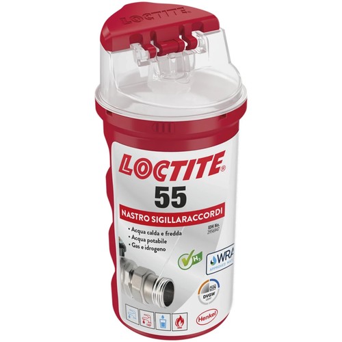 NASTRO TEFLON A FILO SIGILLANTE LOCTITE 55 SIGILLANTE PER RACCORDI 160 METRI - Foto 3 di 3