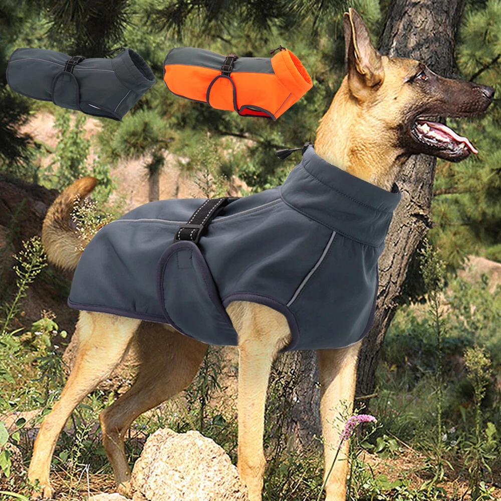Large Dog Coats for Winter Waterproof Rottweiler Clothes Reflective Jacket M 3XL