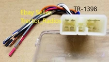 Tractor Radio Stereo Wire Harness Plug Caterpillar Kubota 99-16 Stereo TR-1398