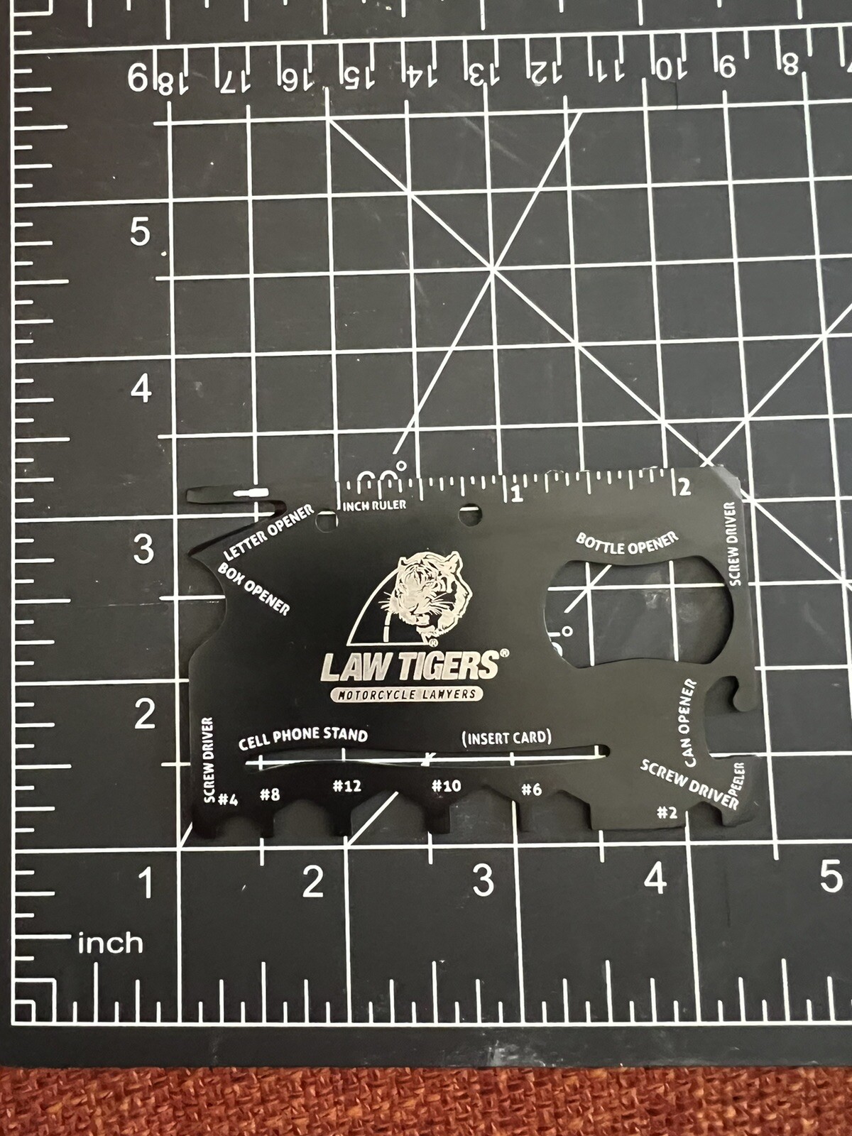 Compact Motorcycle Wallet Multi-Tool Card – Space-Saving Essential-image