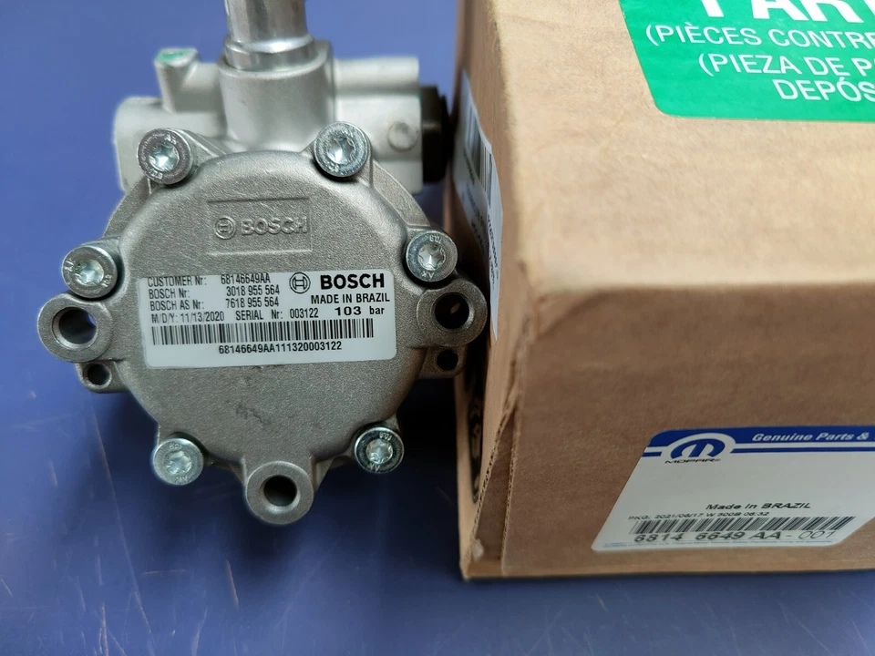 New Genuine Mopar Power Steering Pump Without Pulley Jeep Wrangler JK 3.8L 07-11 - Image 4 of 4