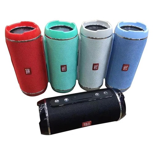 TG116 Tragbarer Bluetooth Lautsprecher Spritzwassergeschützt/Mikrofon/TF-Karte/USB Farben - Bild 1 von 8