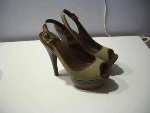 VINCE CAMUTO VC STEM MODEL NATURAL COMBO RESORT CANVS/ORLOV SHOES SZ 7 M - Picture 5 of 12