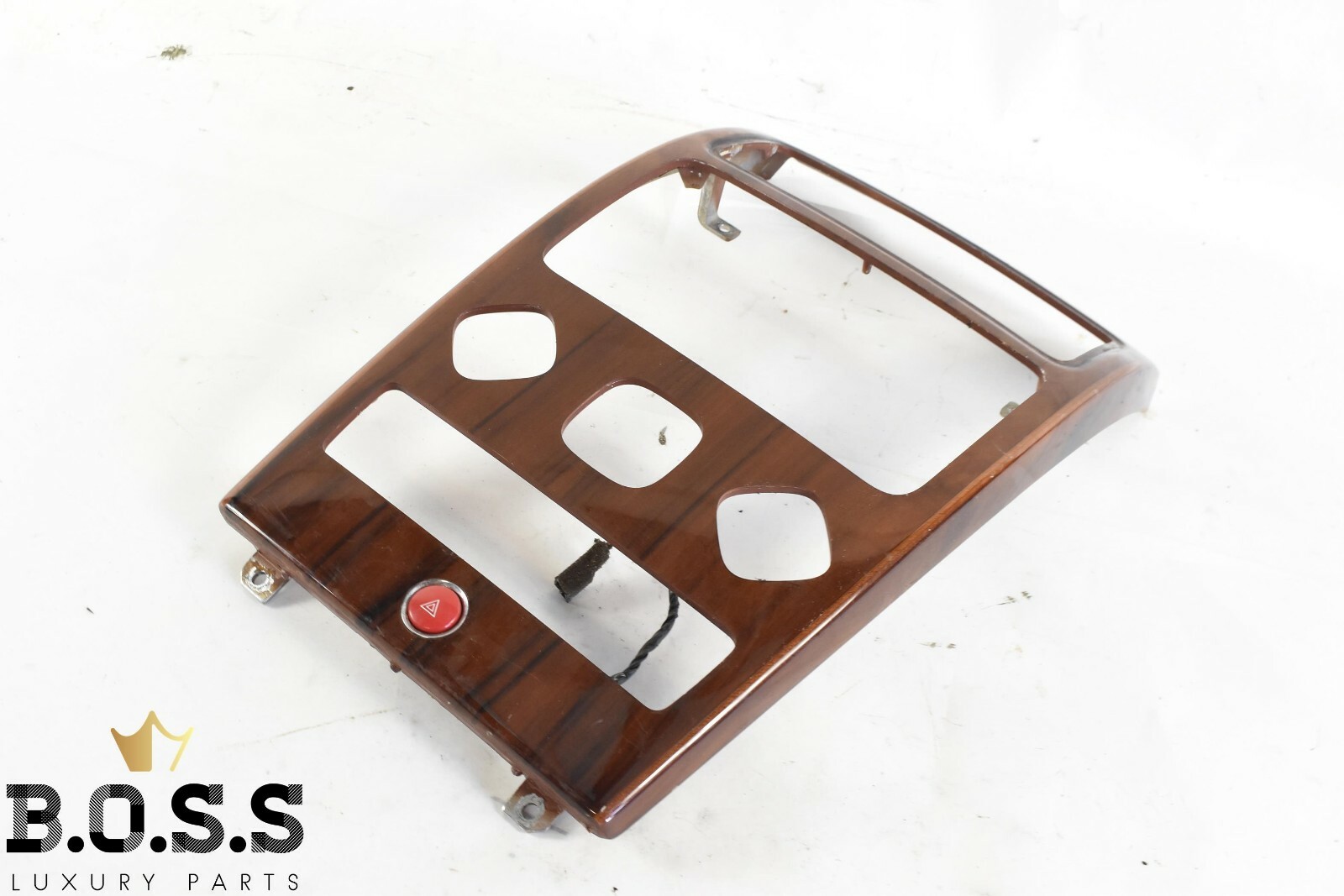04-08 Maserati Quattroporte Dashboard Center Console Brown Wood Trim 67305400