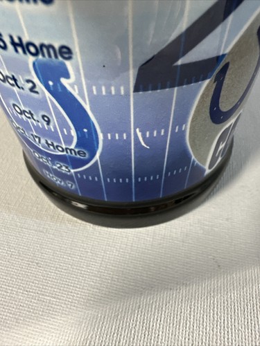 Indianapolis Colts 2005 Football Schedule Coffee Cup Mug Team - Picture 7 of 7