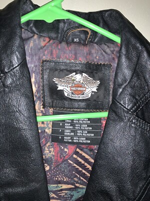 Harley-Davidson ライダースジャケット XS HARLEY-DAVIDSON ハーレーダビッドソン ダブルライダース