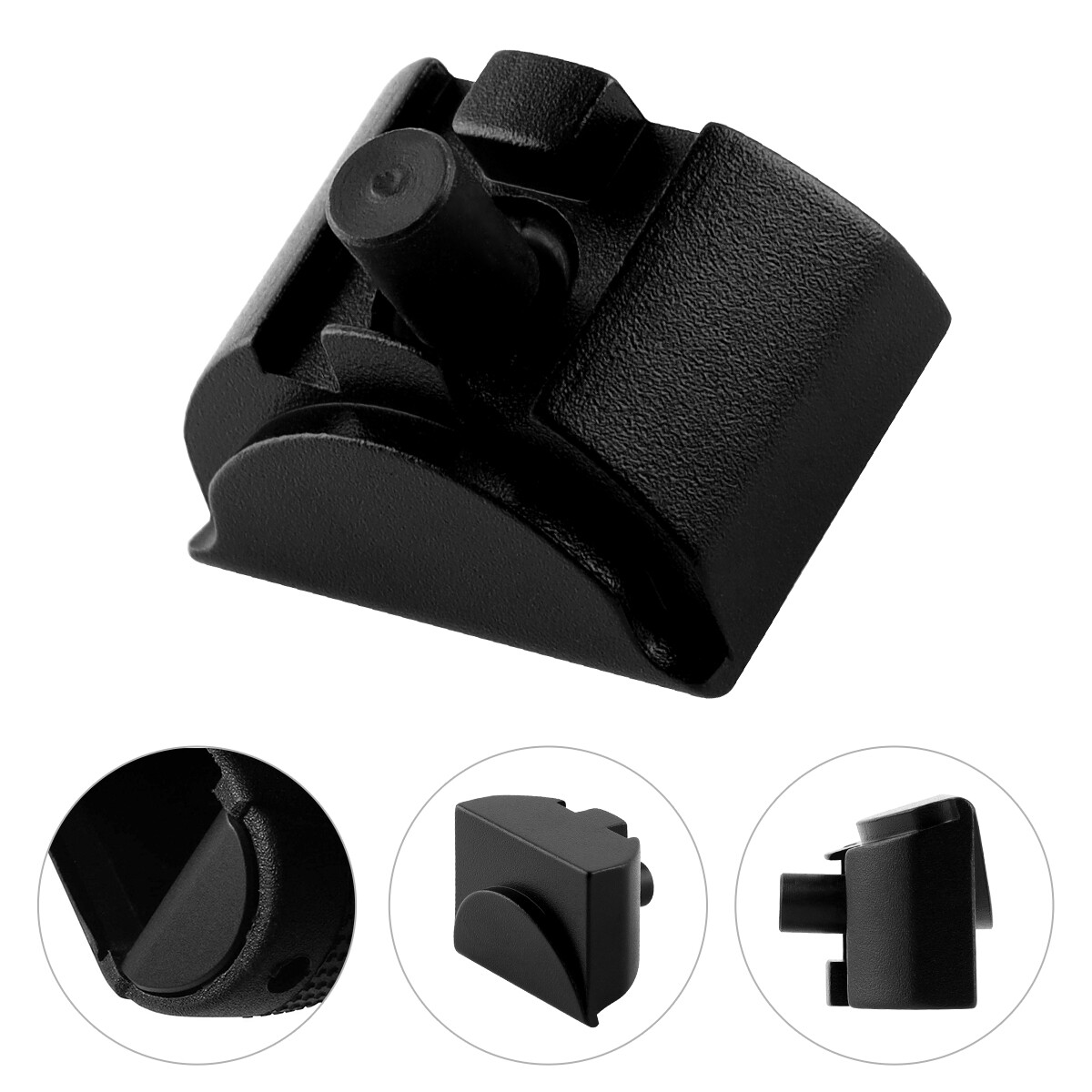 Aluminum Alloy Black Grip Plug For GLOCK (Gen 4&5) 22/23/24/25/31/32/34/35 37 38