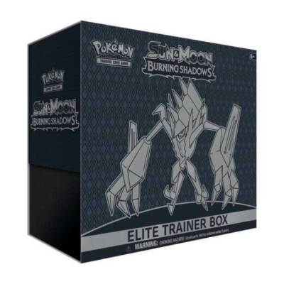Pokemon 16280241 Sun and Moon Burning Shadows Elite Trainer Box