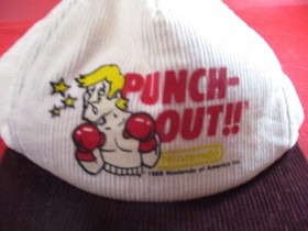 Punch-Out 1988 Nintendo of America NES Youth Promotional Hat RARE Corduroy Cap