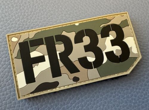 Raro parche estratégico para mosca Haley FR33 SHOT SHOW rifle nuevo en stock táctico de seguridad