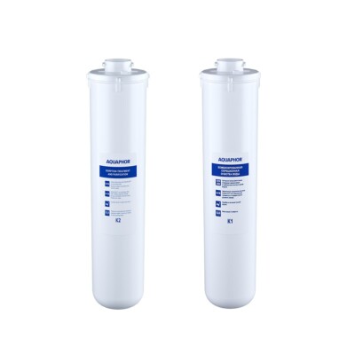 AQUAPHOR Wasserfilter Set K1 u. K2 für Umkehrosmose-System mit AQUALEN Tech.