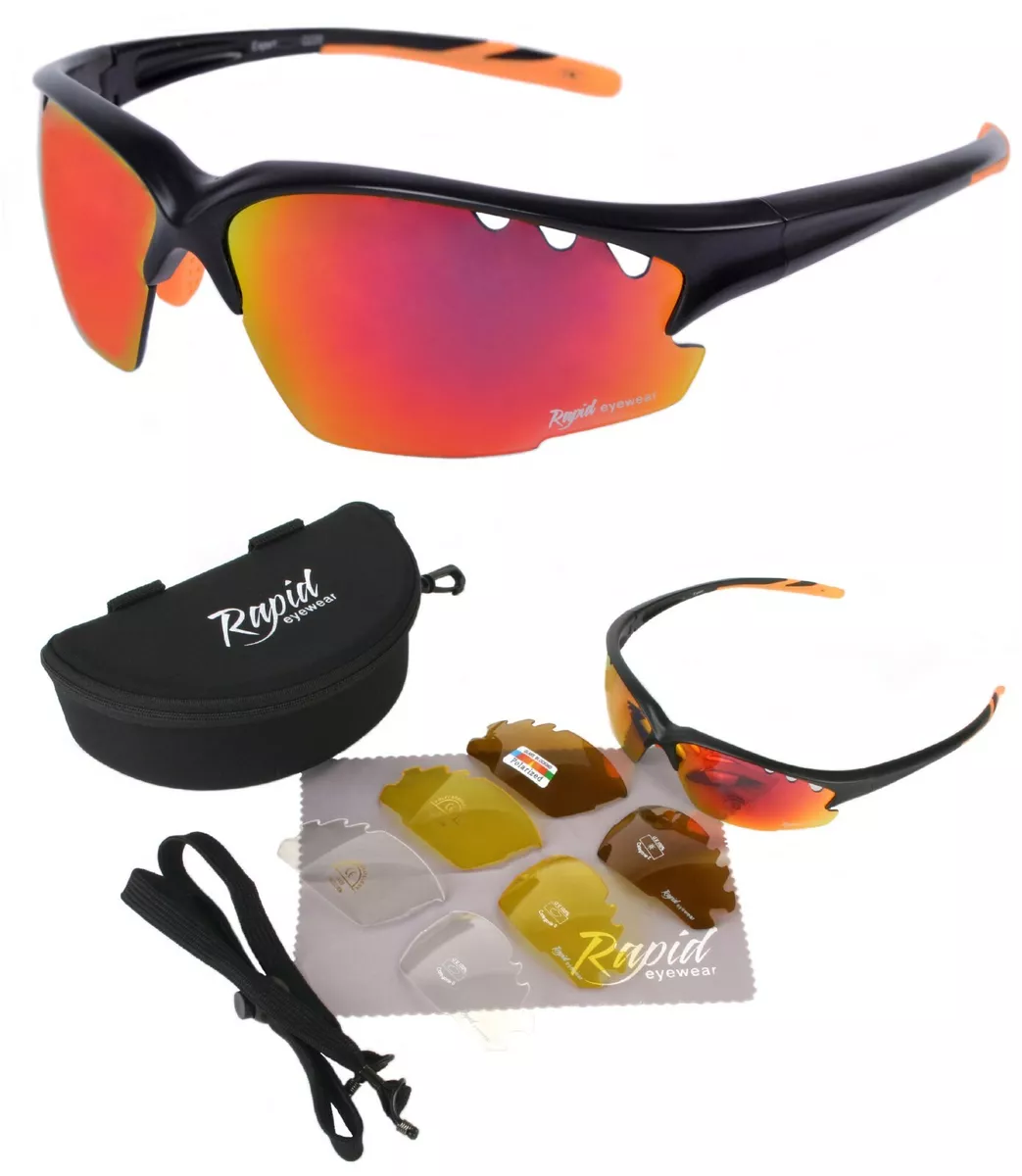 Changeable lens 2025 cycling glasses