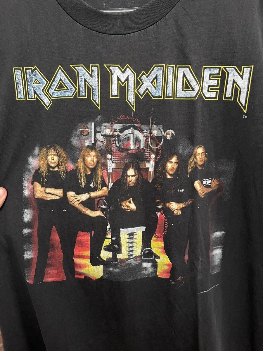 1995 Iron Maiden The X Factor Vintage Rock Band Tour T-Shirt Tee