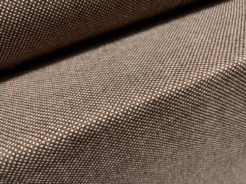 Soft Wool Tweed Woven Fabric, Per Metre - Brown - Picture 2 of 3