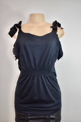 AQUILANO RIMONDI トップス Aquilano rimondi Black Cotton Top Size 40/ 6 On Sale ns | eBay
