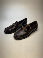 Franco Sarto Women's Lizzy Embellished Loafer Ebony Burgundy Loafer Sz 9