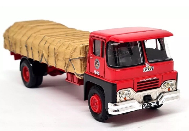 Corgi 1/50 - Guy Warrior 4 Wheel Platform Sheeted Load BRS Diecast Model Truck