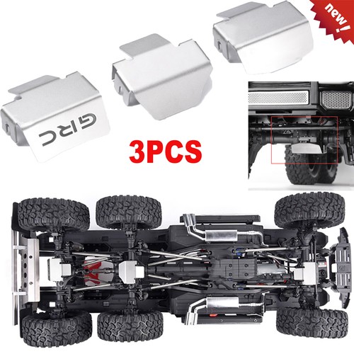 For TRX6 G63 RC Car Truck Axle Chassis Guard Plates Metal Part 3PCS - Picture 3 of 10