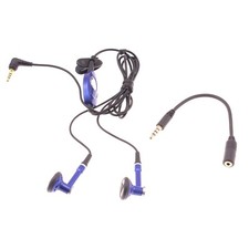 2.5mm to 3.5mm Adapter Headset Earphones Handsfree Mic for SmartPhones