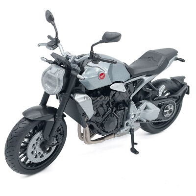 Modèle Réduit Moto Honda CB1000R 2021 à L'échelle 1:12 - Marque WELLY - Couleur Grise - Neuf Dans Sa Boîte - Fabrication 2025