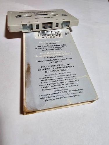 1980s PAULA ABDUL & GLORIA ESTEFAN CASSETTES SINGLES TAPES STRAIGHT UP FOREVER - Picture 7 of 18