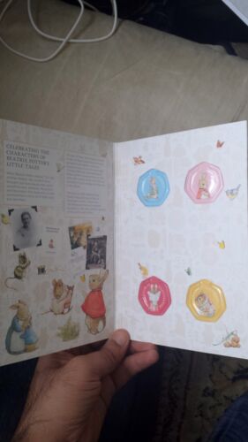 Beatrix Potter 50p Monete Jemima Poddle-Anatra, Peter Rabbit, Scoiattolo Nocciolo - Foto 38 di 57