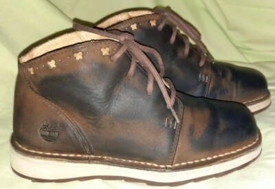 TIMBERLAND SMART braune LEDER-Schuhe Gr.33 Jungen/Mädchen