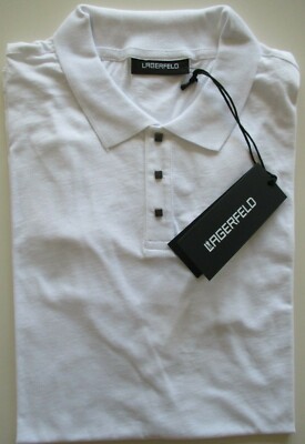 Karl Lagerfeld Herren Polo weiss Größe XXL