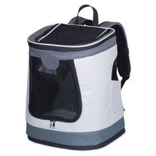 Nobby Rucksack Plata grau für Hunde - Trekking, 34x30x43 cm, bis 10 kg