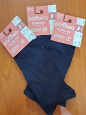 6 paia calze uomo corto coste  microfibra POMPEA