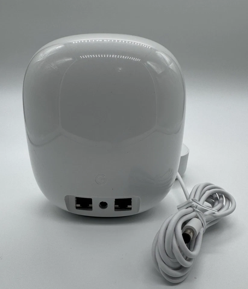 Google Nest WiFi Pro G6ZUC GA03030-US Wi-Fi 6E Router - Snow/White (USED) - Image 4 of 4