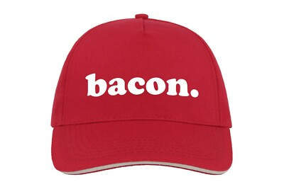 Baseballmütze Kappe Speck Geschenk Weihnachten lustig ein Wort Witz clever cool Essen Schweinefleisch