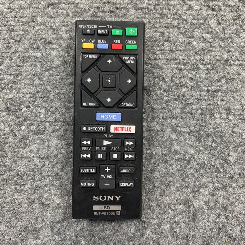 Original Sony Fernbedienung (RMT-VB200U) für ausgewählte Sony Blu-Ray Player - Schwarz