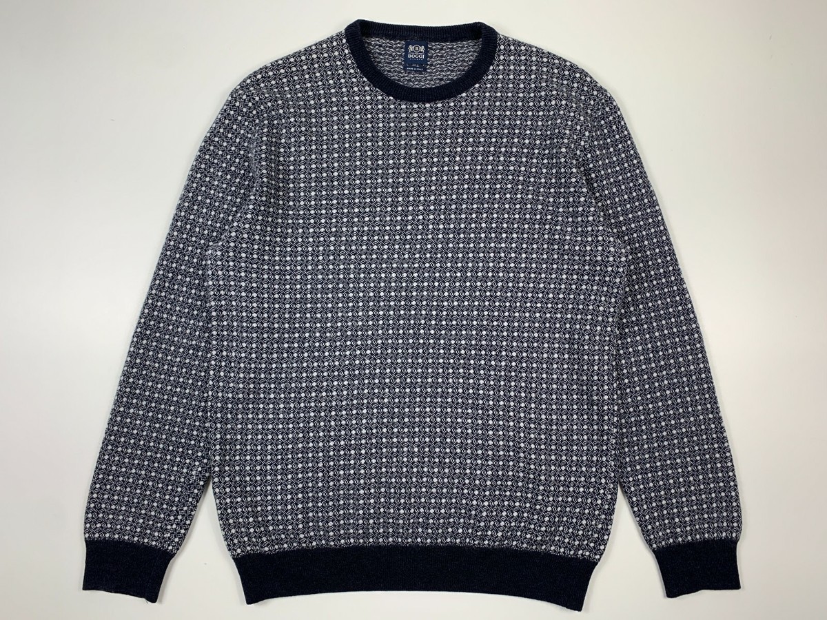 Mens Boggi Milano Wool/Viscose Sweater Jumper Size XL
