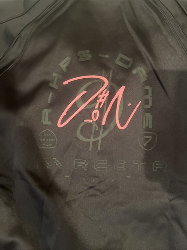 Black Adidas Dolla EP Bomber Jacket Size XL New W/Tags Black Pink Dame 7 - Picture 4 of 5