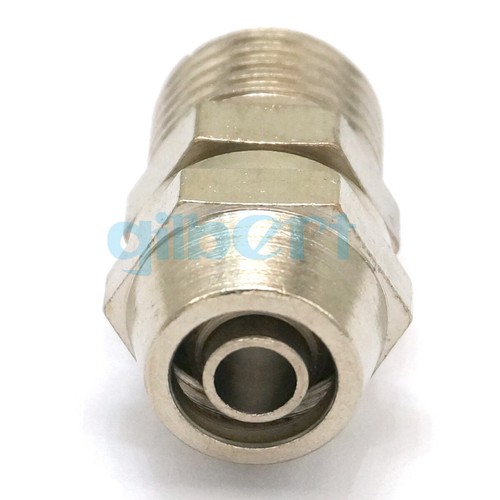 2pcs BSPP Metric Thread Male -Fit Tube 4-16mm Nickel Brass Pushfit Pipe Fitting - Picture 27 of 42