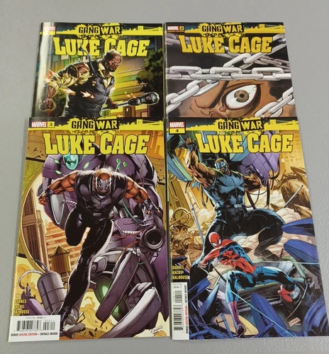 LUKE CAGE GANG WAR #1 2 3 4 FIRST PRINT COMPLETE SET MARVEL COMICS (2023)