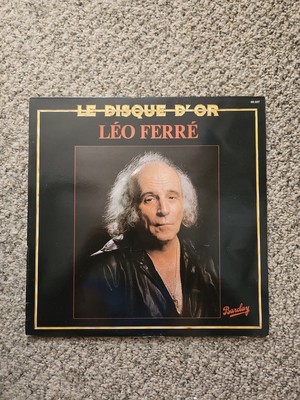 Leo Ferre - Le Disque D'Or *FRENCH IMPORT* 90.327 1979 Vinyl Record Chanson Pop
