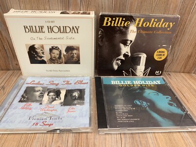 Lot Of 4 Vintage Billie Holiday CDs (Ladies Sing, Sentimental Side, Ultimate)