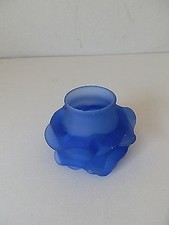Vetro di ricambio BLU paralume per applique e lampadari in ottone tipo ROSETTA