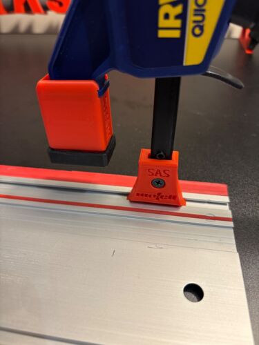Irwin Quick Grip Clamp Adaptor to fit Mafell Guide Rail with Riser block-Pair 2x - Picture 2 of 9