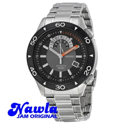Brand New Seiko Superior SSA183K1 Automatic Black Bezel Countdown Watch