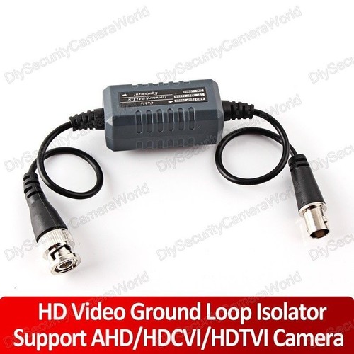 Bnc ground loop isolator filter video surveillance ebay