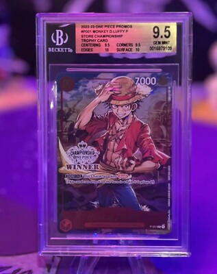 Monkey D. Luffy (P-001) BGS 9,5 - Promo Championship - ENG - One Piece