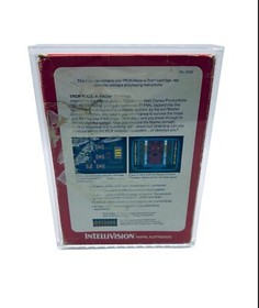 1 UV PROTECTED Intellivision Acrylic Game Case w/ Magnetic Lock & Removable Feet
