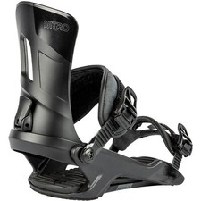 Nitro Rambler Uomini Attacco Snowboard Con Cinghie Nero 2025 NUOVO
